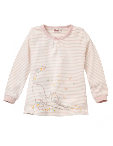 Pigiama in cotone biologico "Gatto" -...