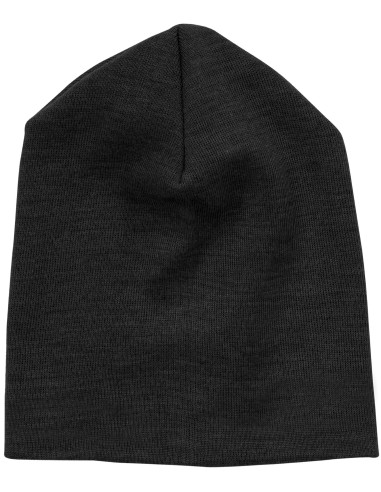 Berretto unisex in lana seta - col. nero