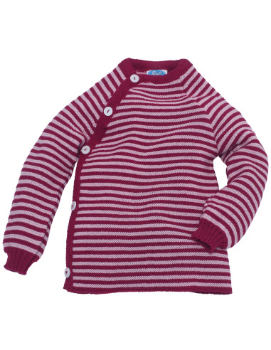 Pullover baby in cotone col. righe...