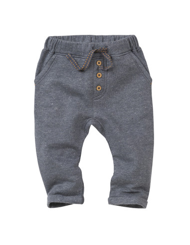 Pantalone felpato in cotone bio -...