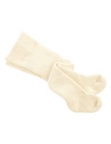 Calzamaglia baby in spugna di cotone bio -col. bianco naturale