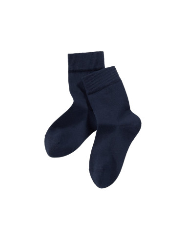 Calzini corti in cotone bio - col. blu marine