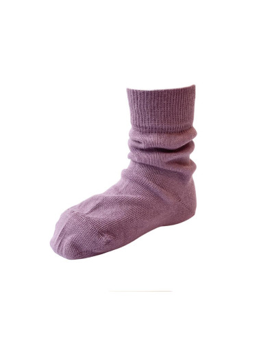 Calzini corti in cotone bio - col. lilla
