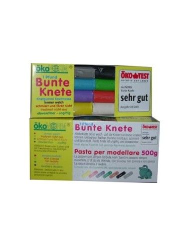 Pasta per modellare ecologica - 8 colori