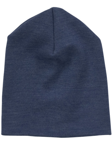 Berretto unisex in lana seta - col. blu marine