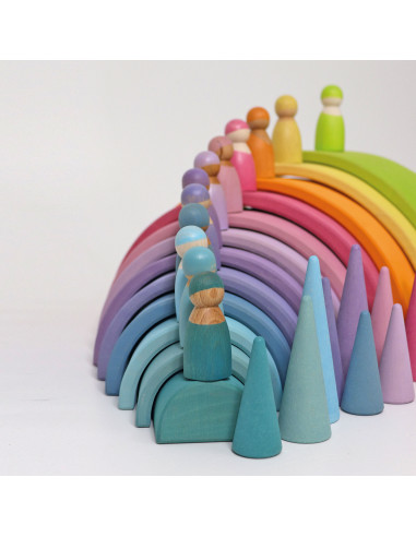 Amici Arcobaleno Pastello di Grimm's - set da 12