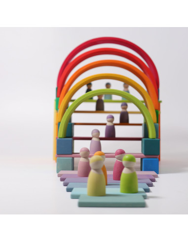 Amici Arcobaleno Pastello di Grimm's - set da 12