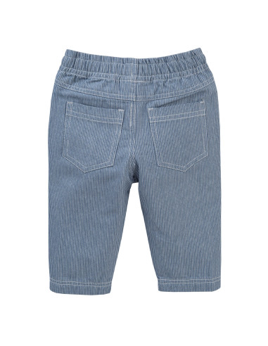 Baby pantalone lungo in denim - col. jeans rigato