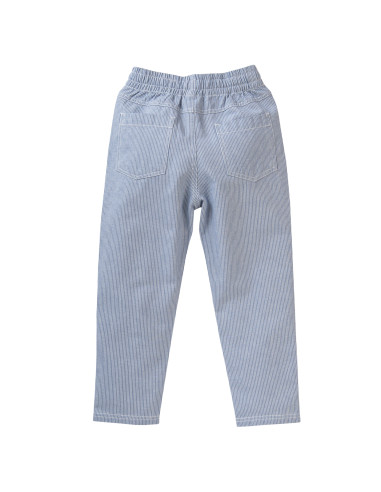 Pantalone bambino in denim - col. jeans rigato