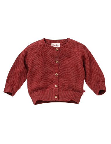 Cardigan baby in cotone biologico -...