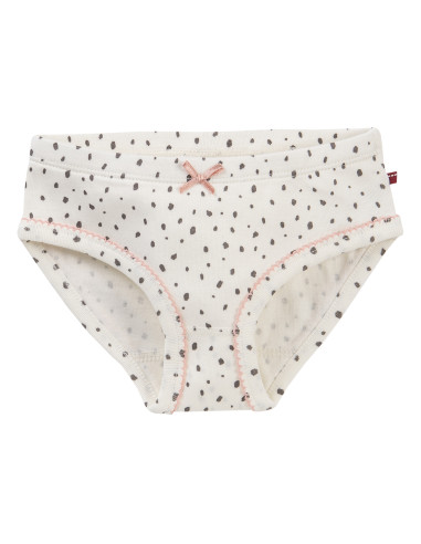 Slip bambina in cotone biologico "Dalmata" - set da 2 pz