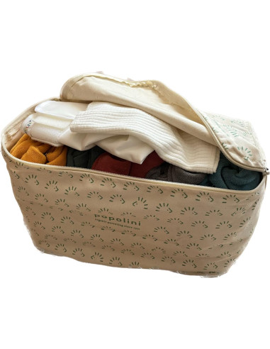 Set MaxiSnap Soft multicolore in spugna di cotone bio