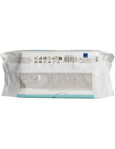 Salviettine umidificate 100% biodegradabili Bambo Nature -pacco scorta