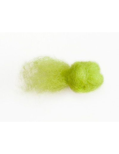 Lana cardata colore Verde Neon 16030