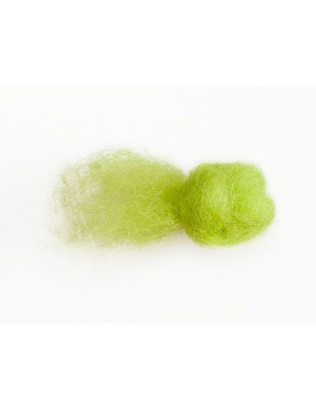 Lana cardata colore Verde Neon 16030