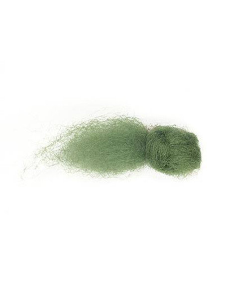 Lana cardata colore Verde Medio 1605