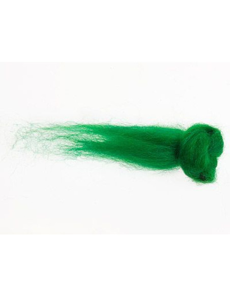 Lana filata colore verde smeraldo 572