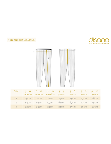 Leggings in lana Merino -col. grigio chiaro melange
