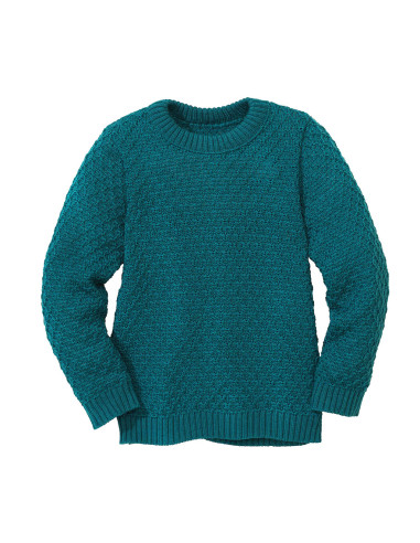 Pullover Aran in lana Merino -col....