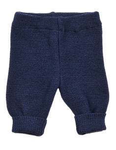 Leggings baby in lana Merino - col. blu
