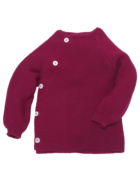 Pullover baby in lana Merino - col. bacca