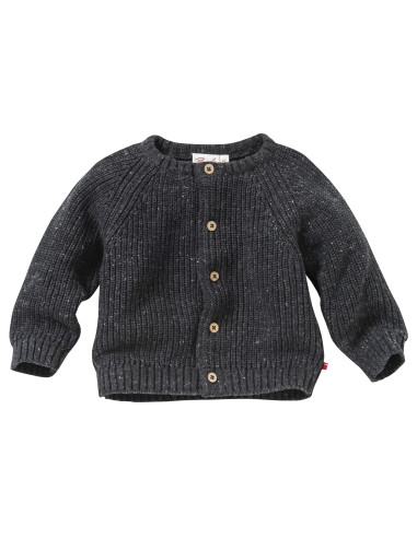 Cardigan baby in cotone biologico -...