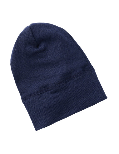Cappellino in lana seta - col. blu...