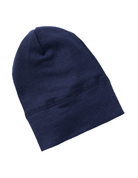 Cappellino in lana seta - col. blu marine