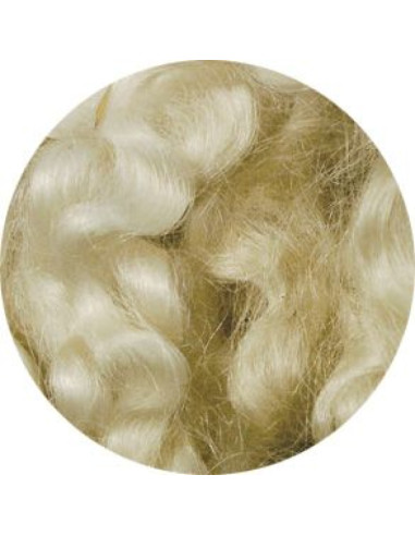 Riccioli di lana colore bianco naturale 1108 - 100gr