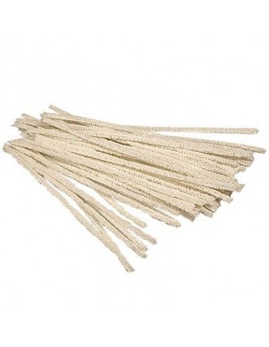 Scovolini lunghi in ciniglia di cotone 27cm - 50pz