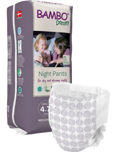 Bambo Dreamy Night Pants GIRL - 4-7...