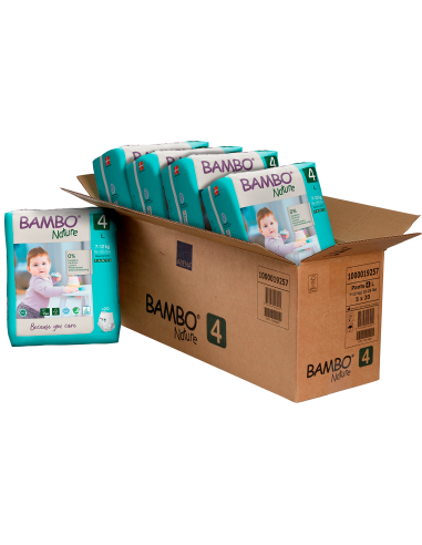 Pannolini a mutandina Bambo Nature Taglia 4 (7-14kg) - pacco risparmio