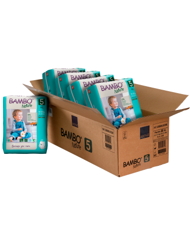 Pannolini a mutandina Bambo Nature Taglia 5 (12-18kg) - pacco risparmio
