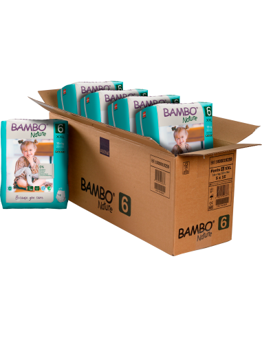 Pannolini a mutandina Bambo Nature taglia 6  (18+ kg ) -pacco risparmio