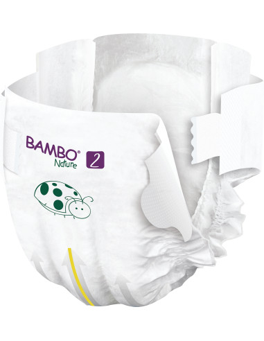 Pannolini ecologici Bambo Nature Eco friendly Taglia 2 (3-6 kg)