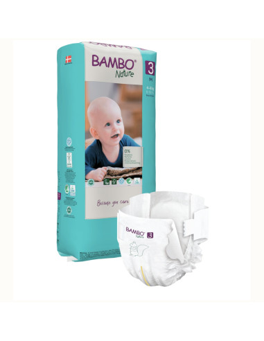 Pannolini ecologici Bambo Nature Eco friendly Taglia 3 (4-8 kg)