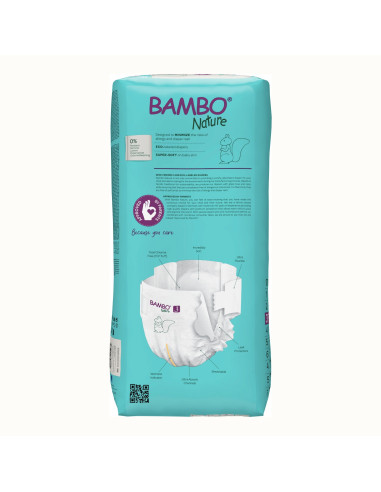 Pannolini ecologici Bambo Nature Eco friendly Taglia 3 (4-8 kg)