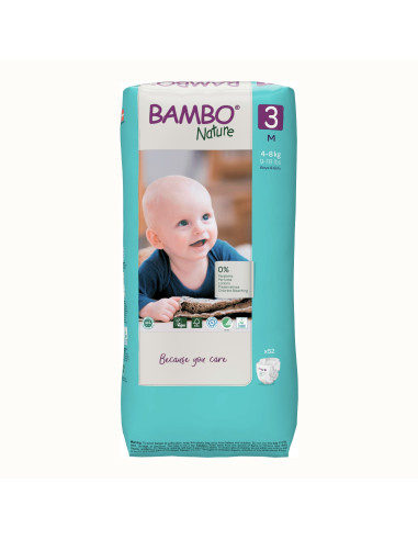 Pannolini ecologici Bambo Nature Eco friendly Taglia 3 (4-8 kg)