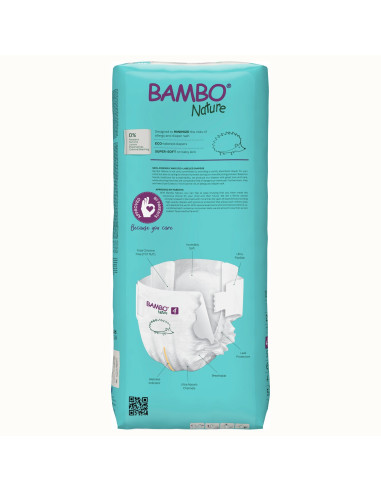 Pannolini ecologici Bambo Nature Eco friendly Taglia 4 (7-14 kg)