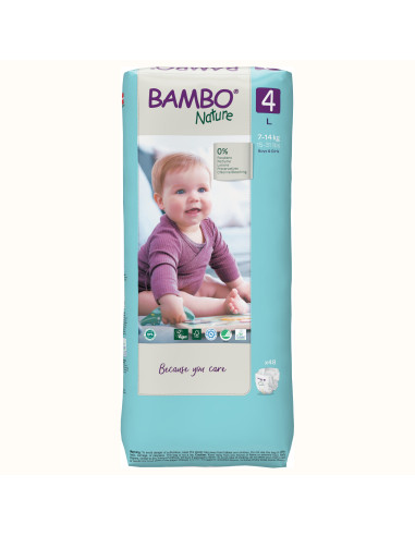 Pannolini ecologici Bambo Nature Eco friendly Taglia 4 (7-14 kg)