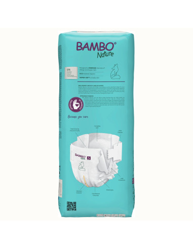 Pannolini ecologici Bambo Nature Eco friendly Taglia 5 (12-18 kg)