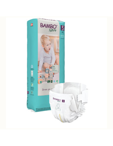 Pannolini ecologici Bambo Nature Eco friendly Taglia 5 (12-18 kg)