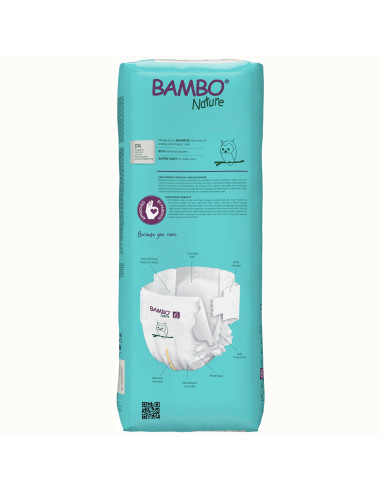 Pannolini ecologici Bambo Nature Eco friendly Taglia 6 (16+ kg)