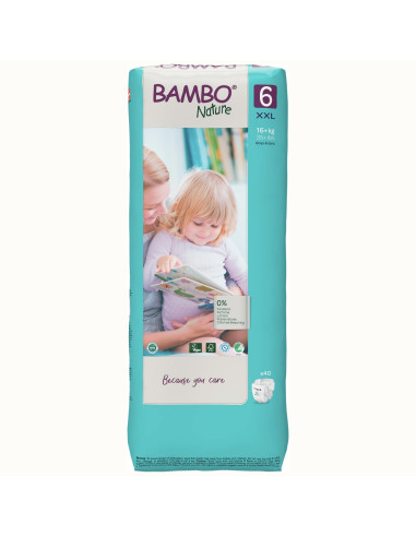 Pannolini ecologici Bambo Nature Eco friendly Taglia 6 (16+ kg)