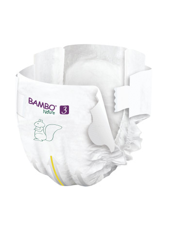 Pannolini ecologici Bambo Nature Eco Friendly Taglia 3 (4-8 kg) - pacco scorta