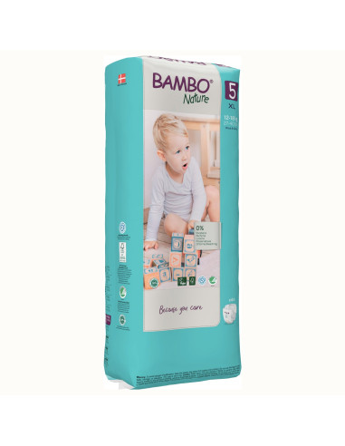 Pannolini ecologici Bambo Nature Eco friendly Taglia 5 (12-18 kg) - pacco scorta