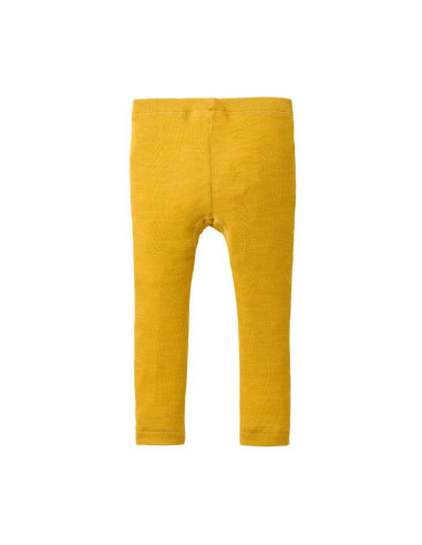 Leggings baby in lana/seta bio -col. giallo