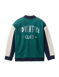 Felpa con zip in cotone bio... 2