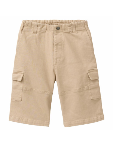 Bermuda cargo in twill di cotone bio...