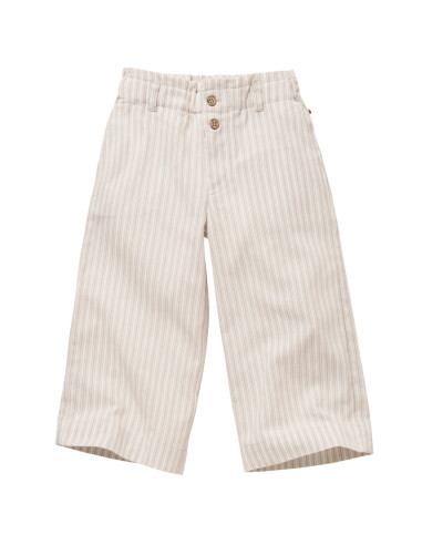 Pantalone in cotone bio - col. sabbia...